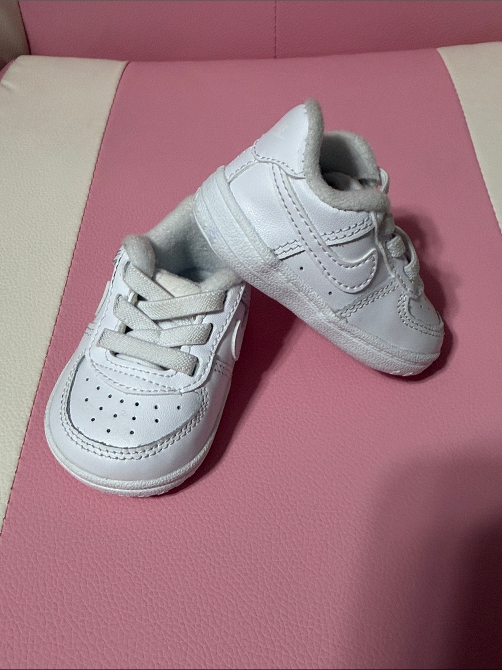 INFANT NIKE AIR FORCE 1 CRIB CASUAL SHOES Sz 1C
